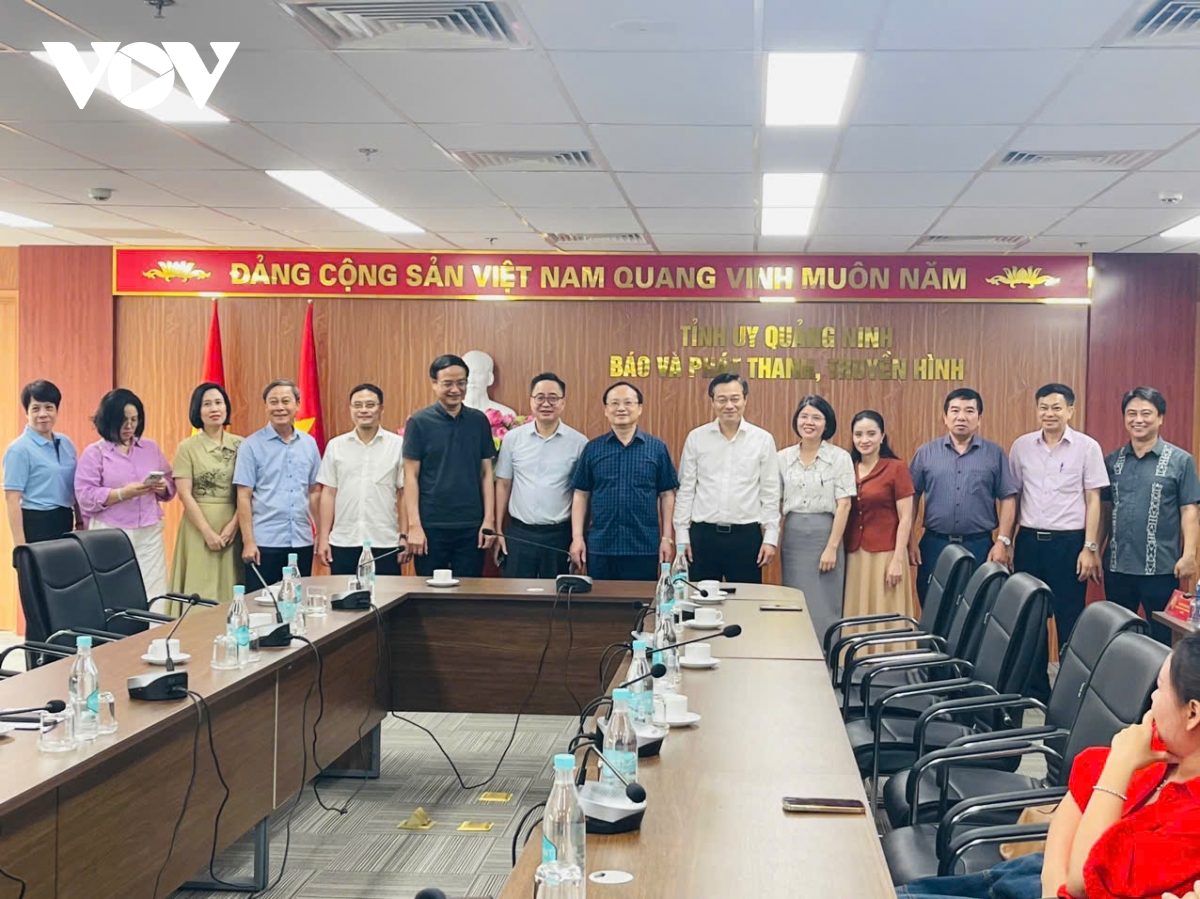 Tổng Giám đốc VOV thăm, cảm ơn tỉnh Quảng Ninh đã hỗ trợ Liên hoan Phát thanh